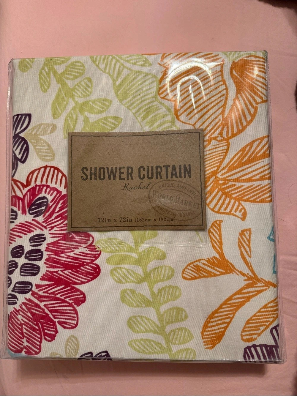 World Market Rachel Shower Curtain Rachel Floral Shower Curtain